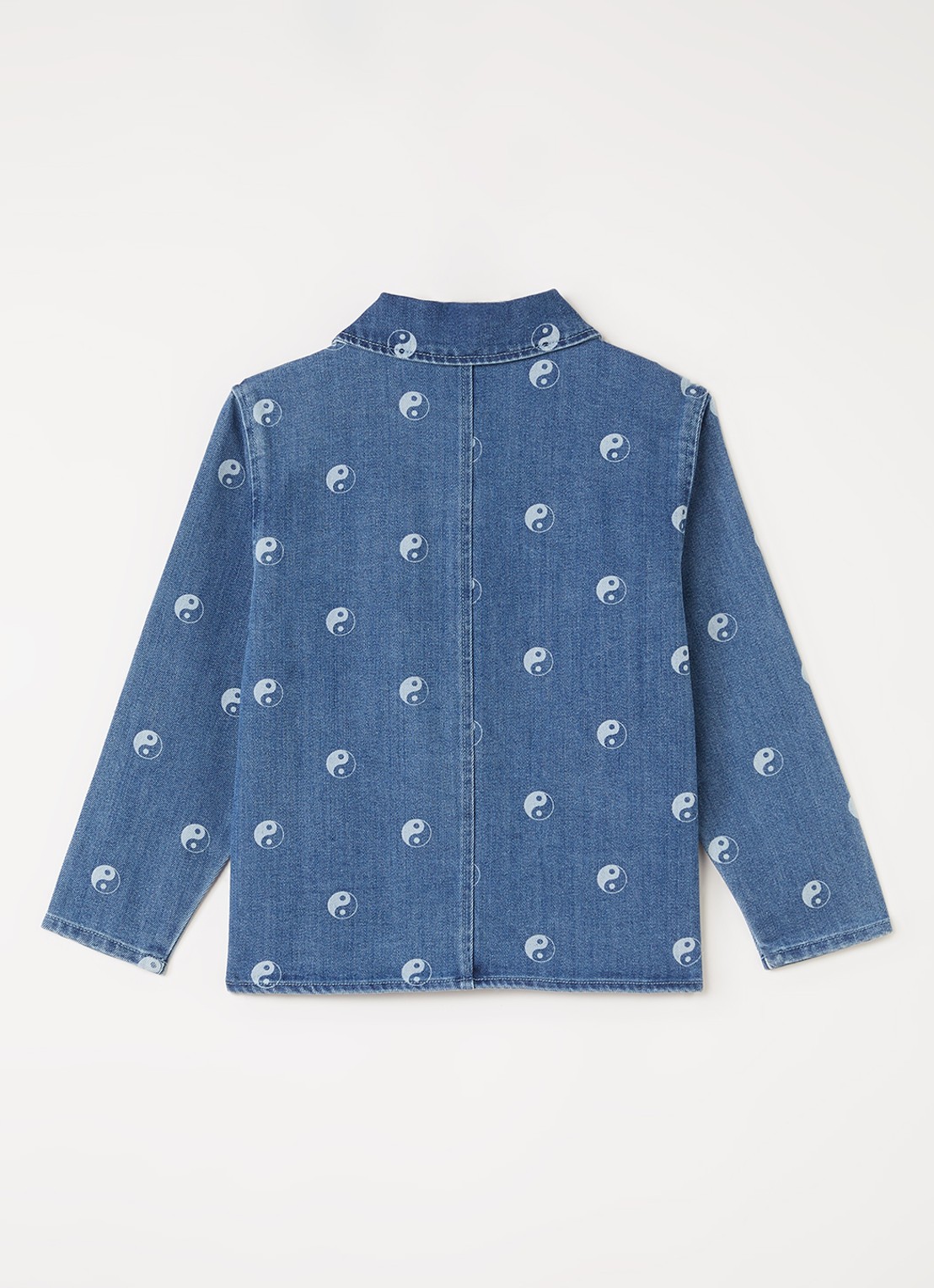 Lil 'Atelier NMMLivo spijkerjas met print - voorkant 3 jeans