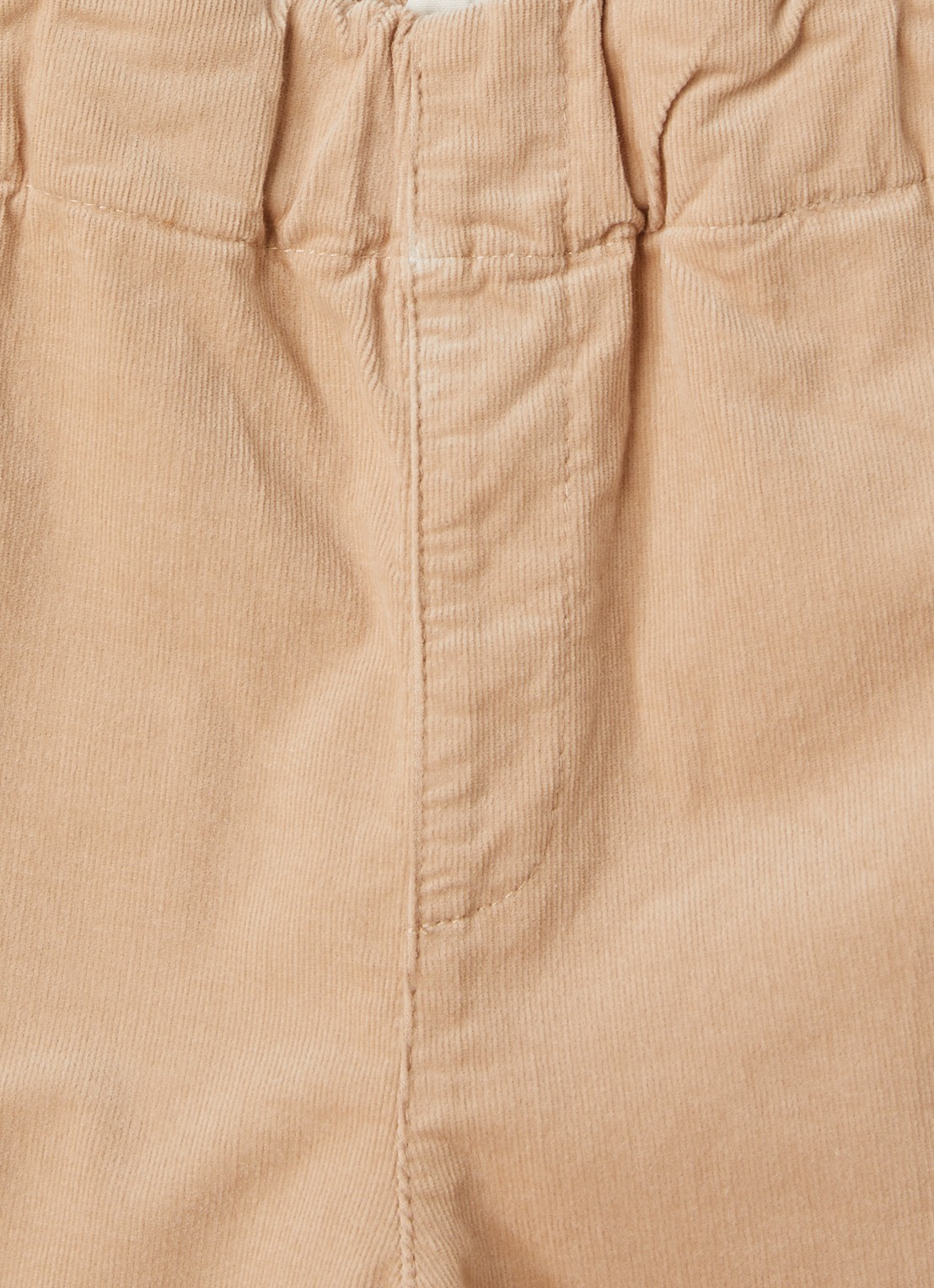 Lil 'Atelier NMMSomba loose fit broek met steekzakken - detail 3 beige