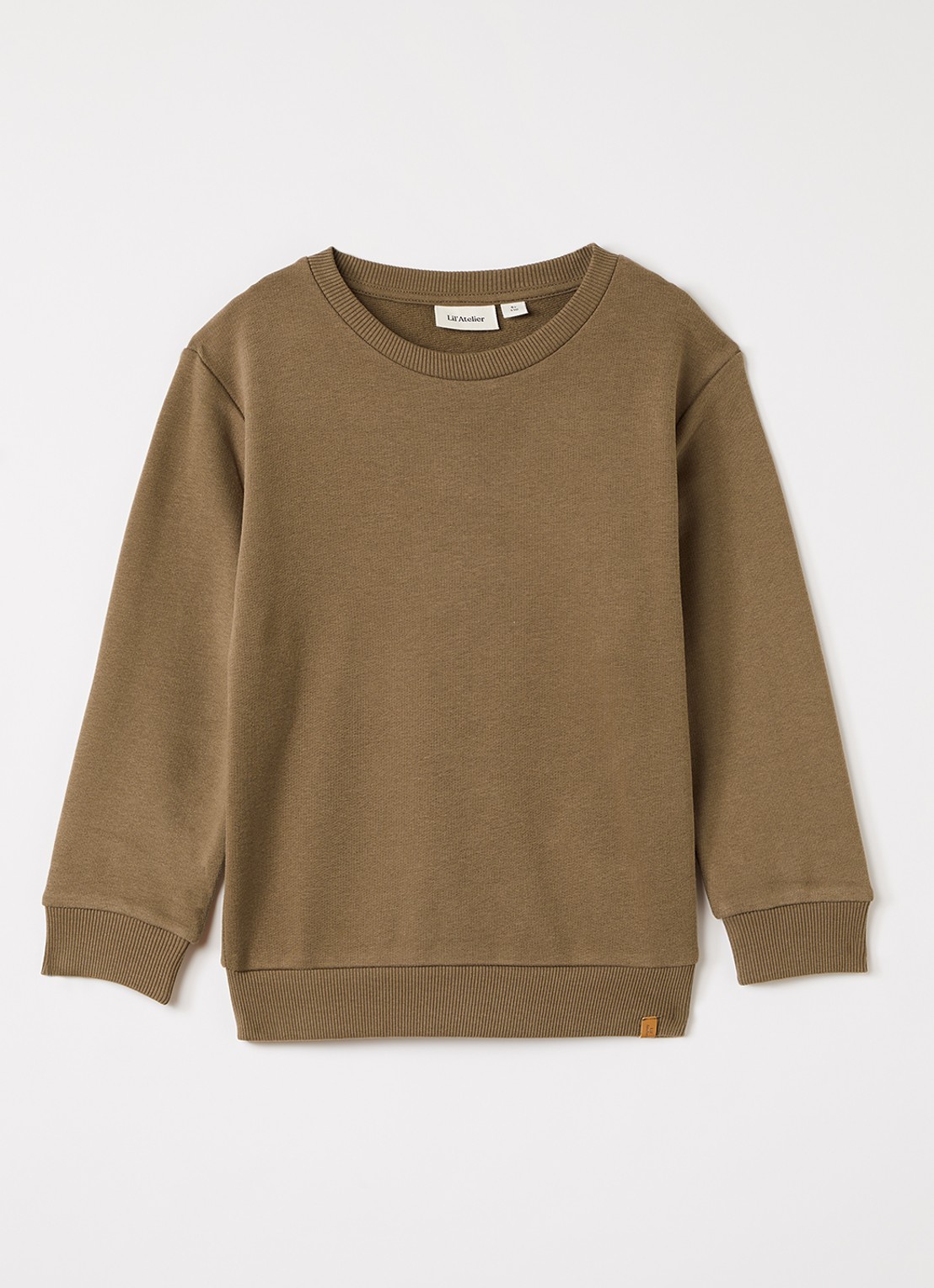 Lil 'Atelier NMNIlondon sweater - voorkant donkerbruin