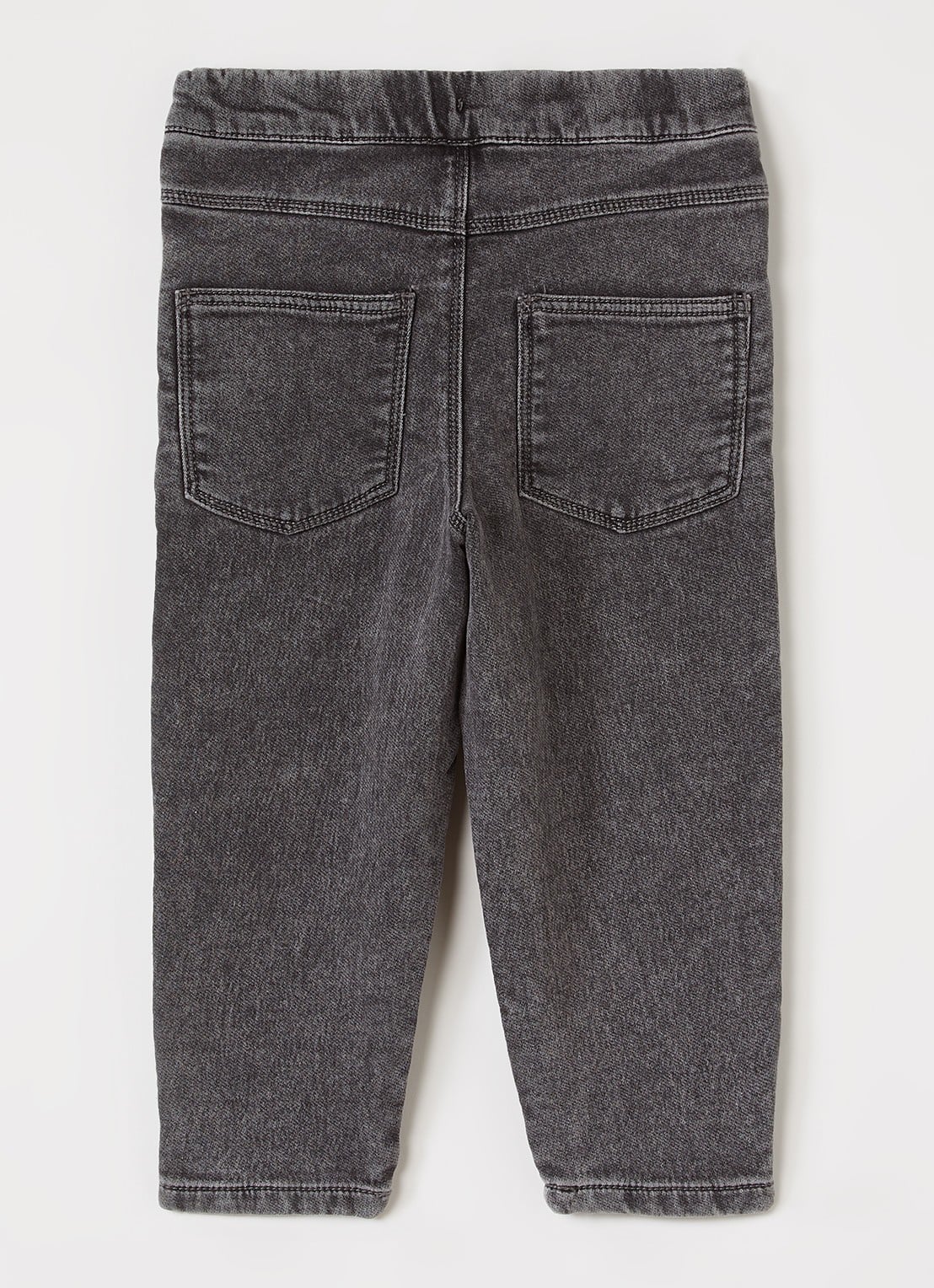 Lil 'Atelier NMNLulia loose fit jeans met gekleurde wassing - voorkant 2 middengrijs