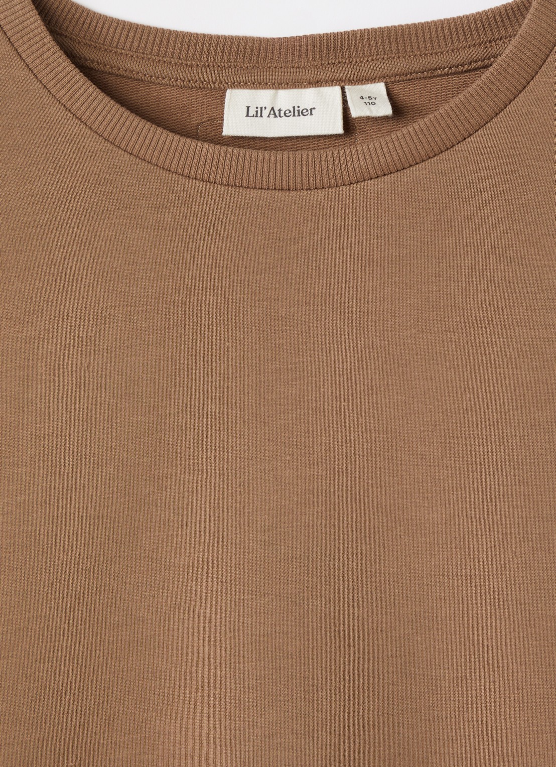 Lil 'Atelier NMNOmas sweater - detail hazelnootbruin