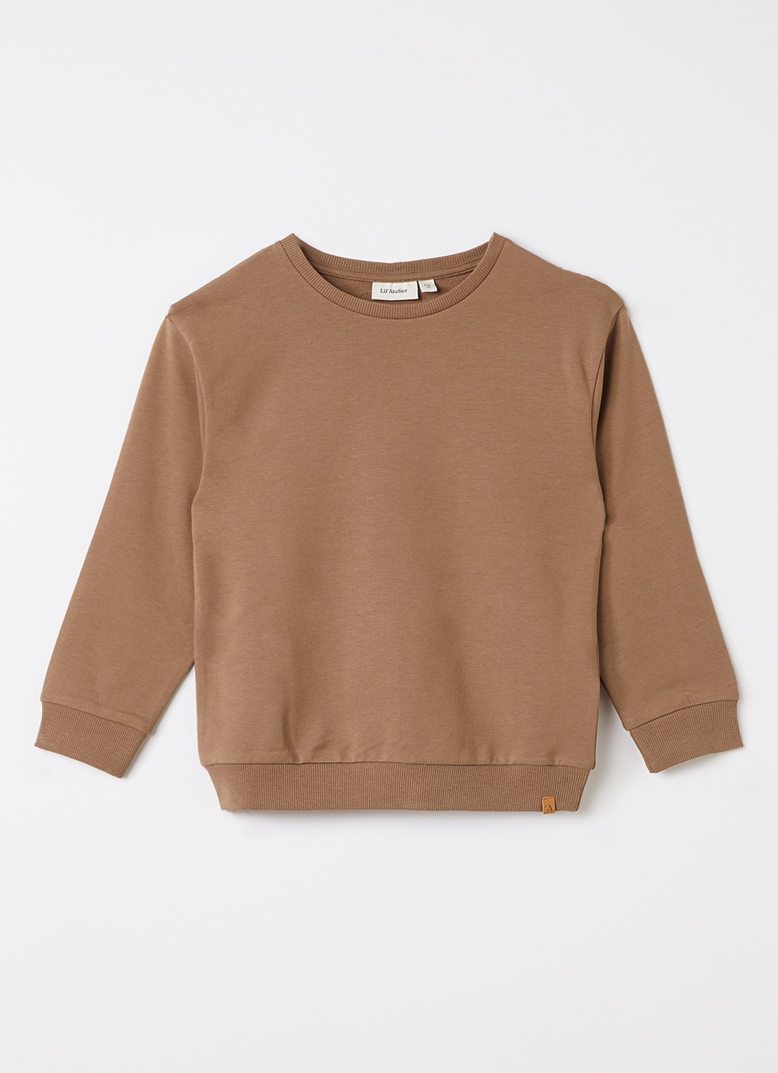 Lil 'Atelier NMNOmas sweater - voorkant 2 hazelnootbruin