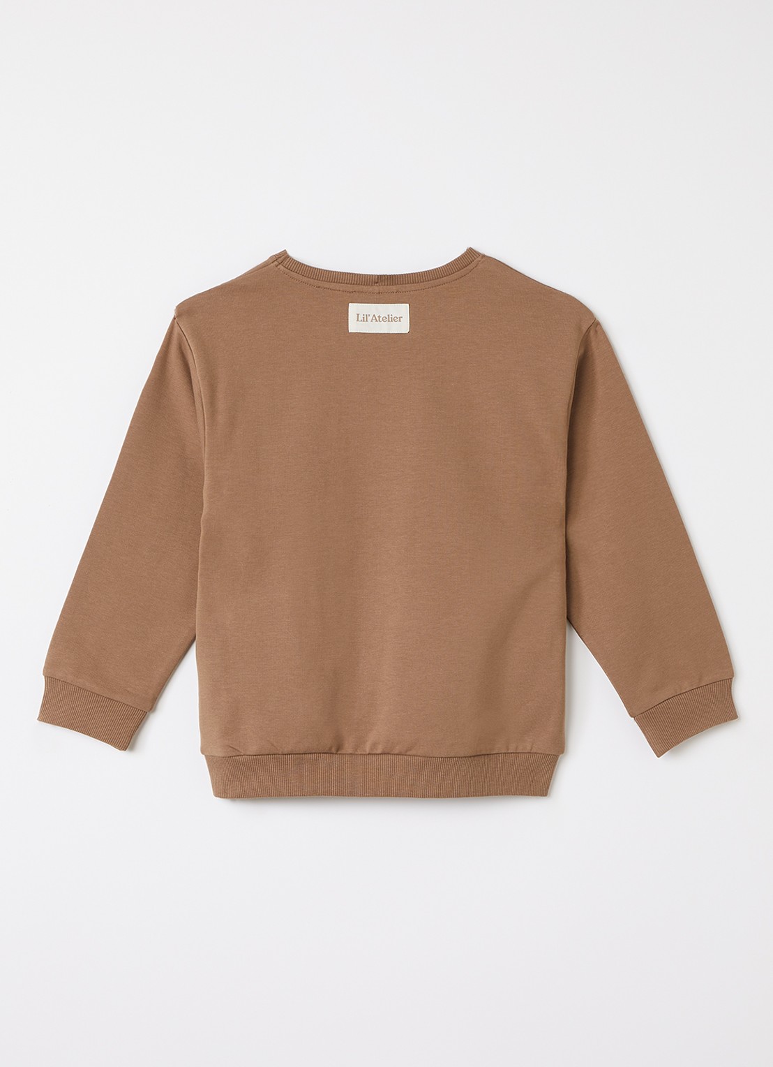 Lil 'Atelier NMNOmas sweater - voorkant 3 hazelnootbruin