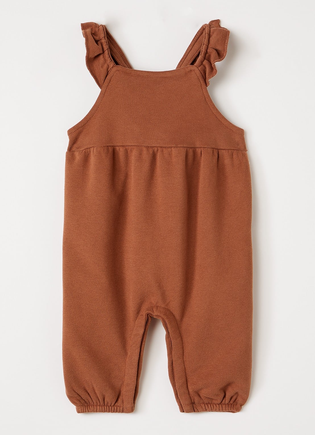Lil 'Atelier Tapered fit tuinbroek - voorkant oranjebruin