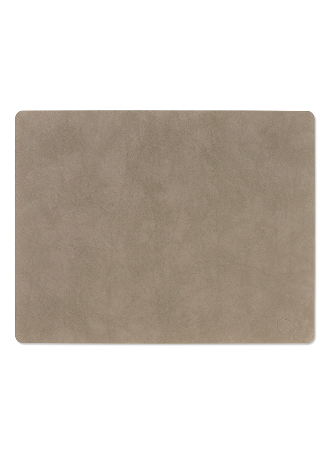 LIND DNA Nupo placemat 35 x 45 cm - voorkant middengrijs