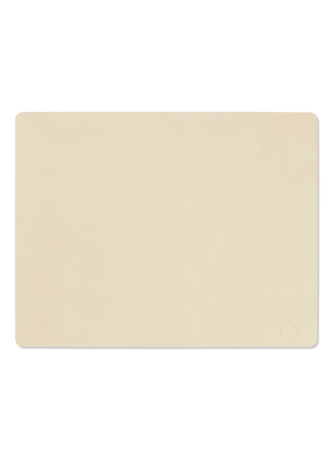 LIND DNA Nupo placemat 35 x 45 cm - voorkant 2 vanillegeel