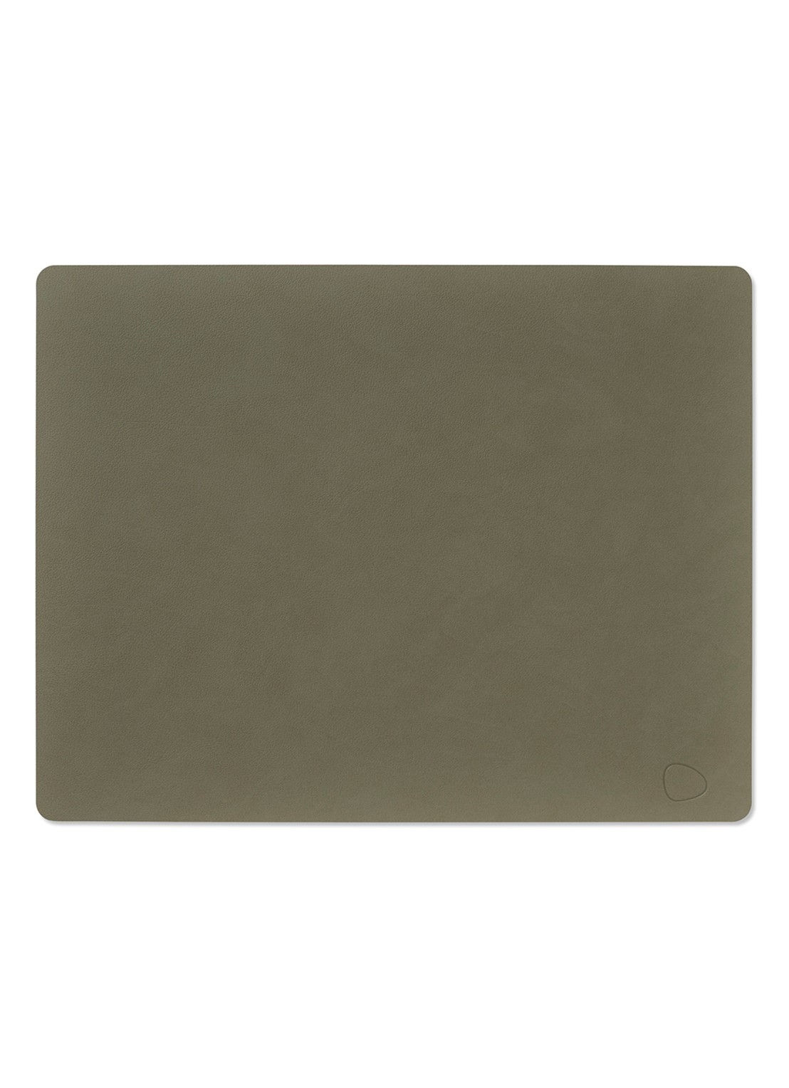 LIND DNA Nupo placemat 35 x 45 cm - voorkant legergroen