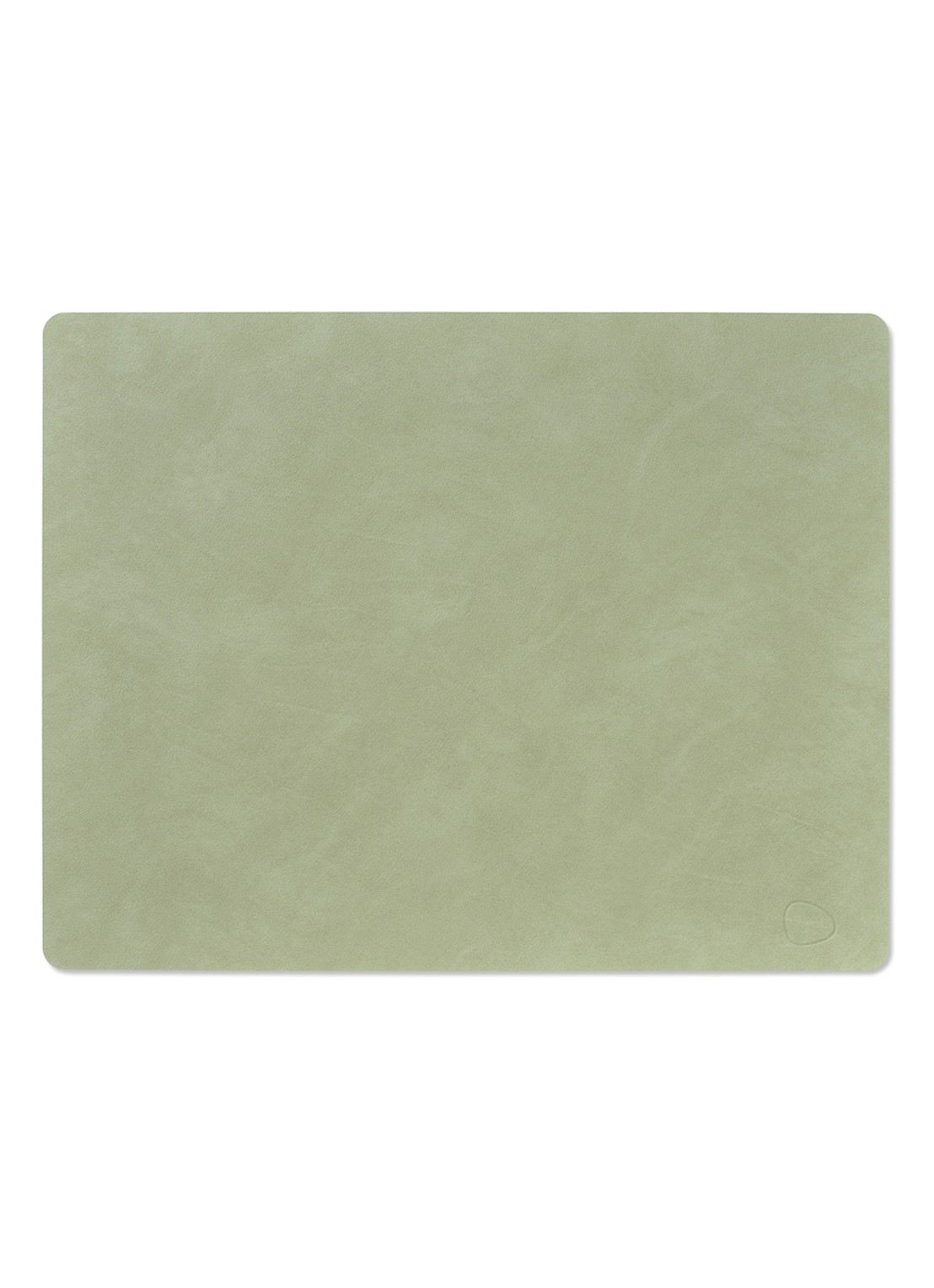 LIND DNA Nupo placemat 35 x 45 cm - voorkant olijfgroen