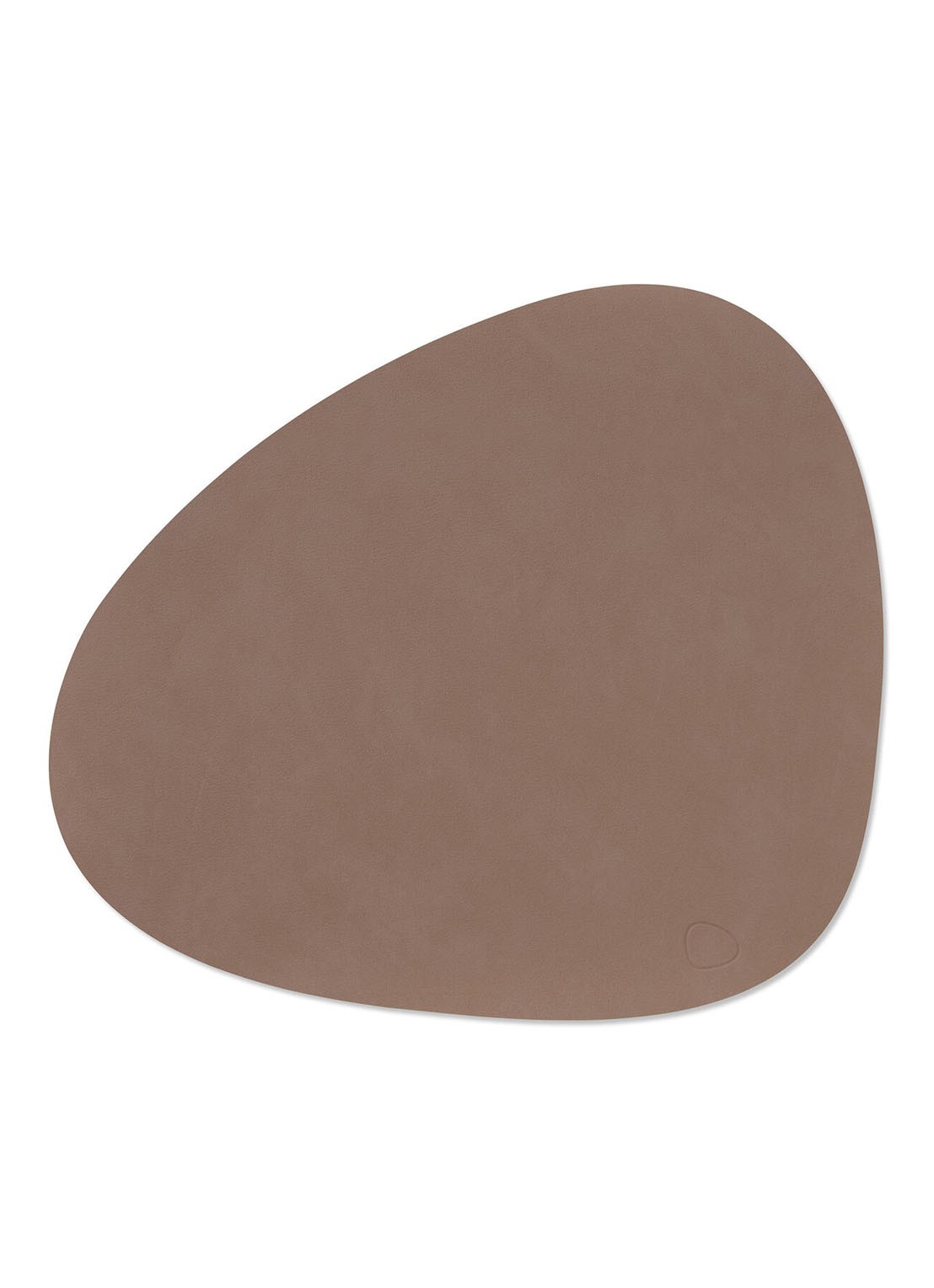 LIND DNA Nupo placemat 37 x 44 cm  - voorkant taupe
