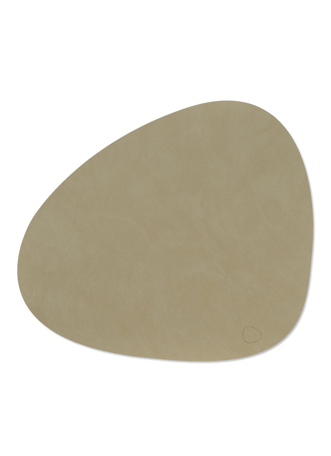 LIND DNA Nupo placemat 37 x 44 cm  - voorkant mosgroen