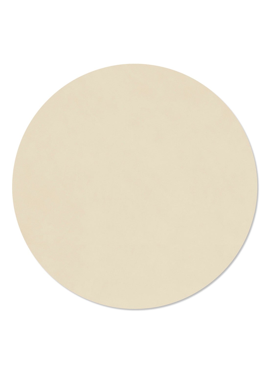 LIND DNA Nupo placemat 40 cm - voorkant 2 vanillegeel