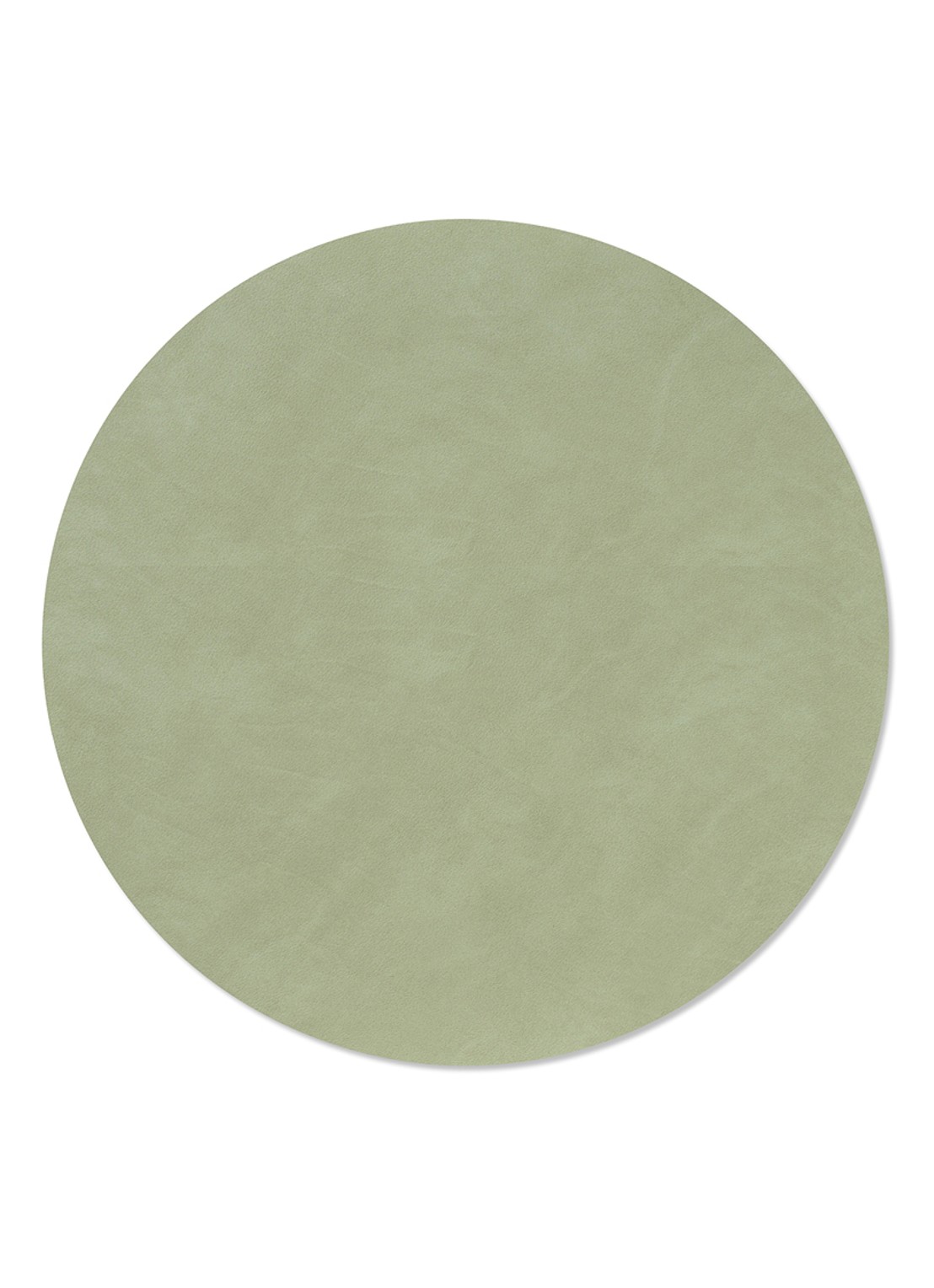 LIND DNA Nupo placemat 40 cm - voorkant olijfgroen
