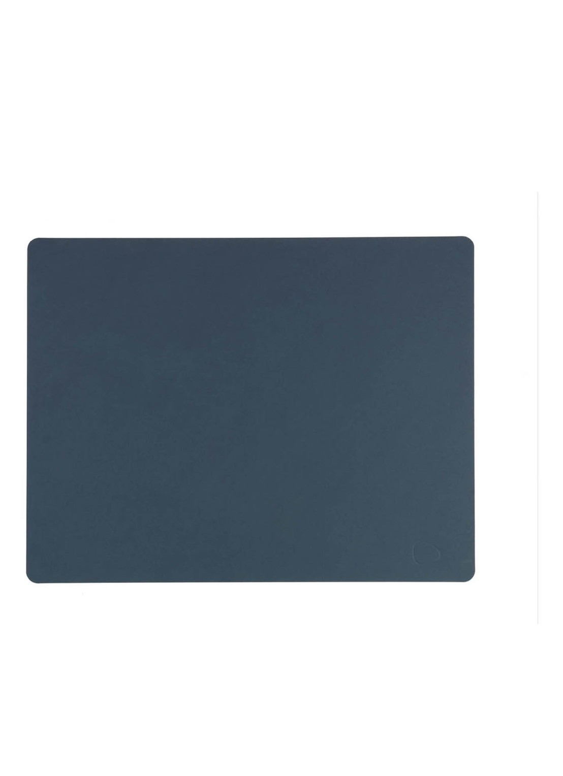 LIND DNA Table Mat placemat van leer 35 x 45 cm - voorkant donkerblauw