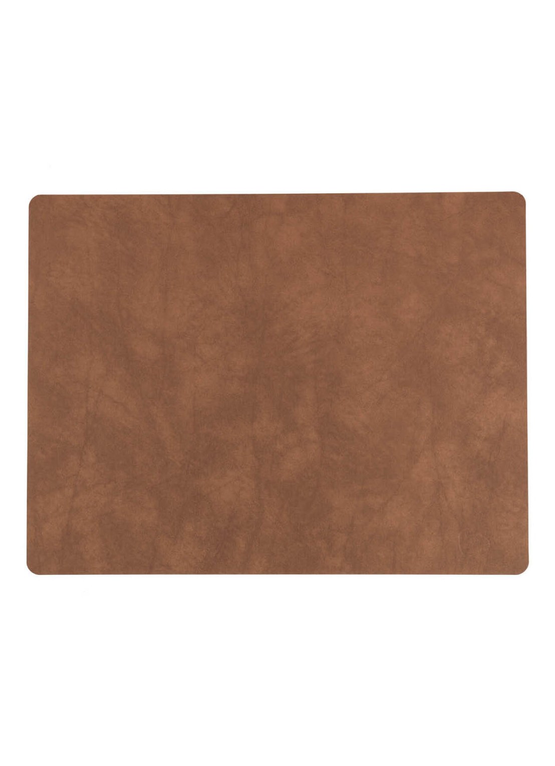 LIND DNA Table Mat placemat van leer 35 x 45 cm - voorkant 3 bruin