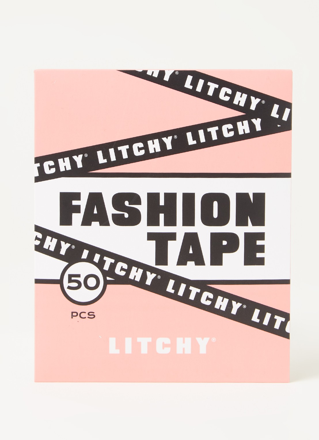 Litchy Fashion Tape 50 stuks - voorkant wit
