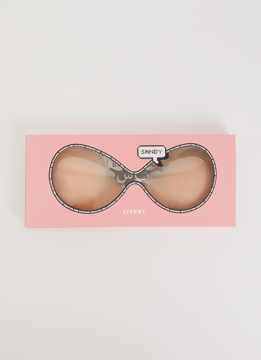Litchy Plak bh - voorkant beige