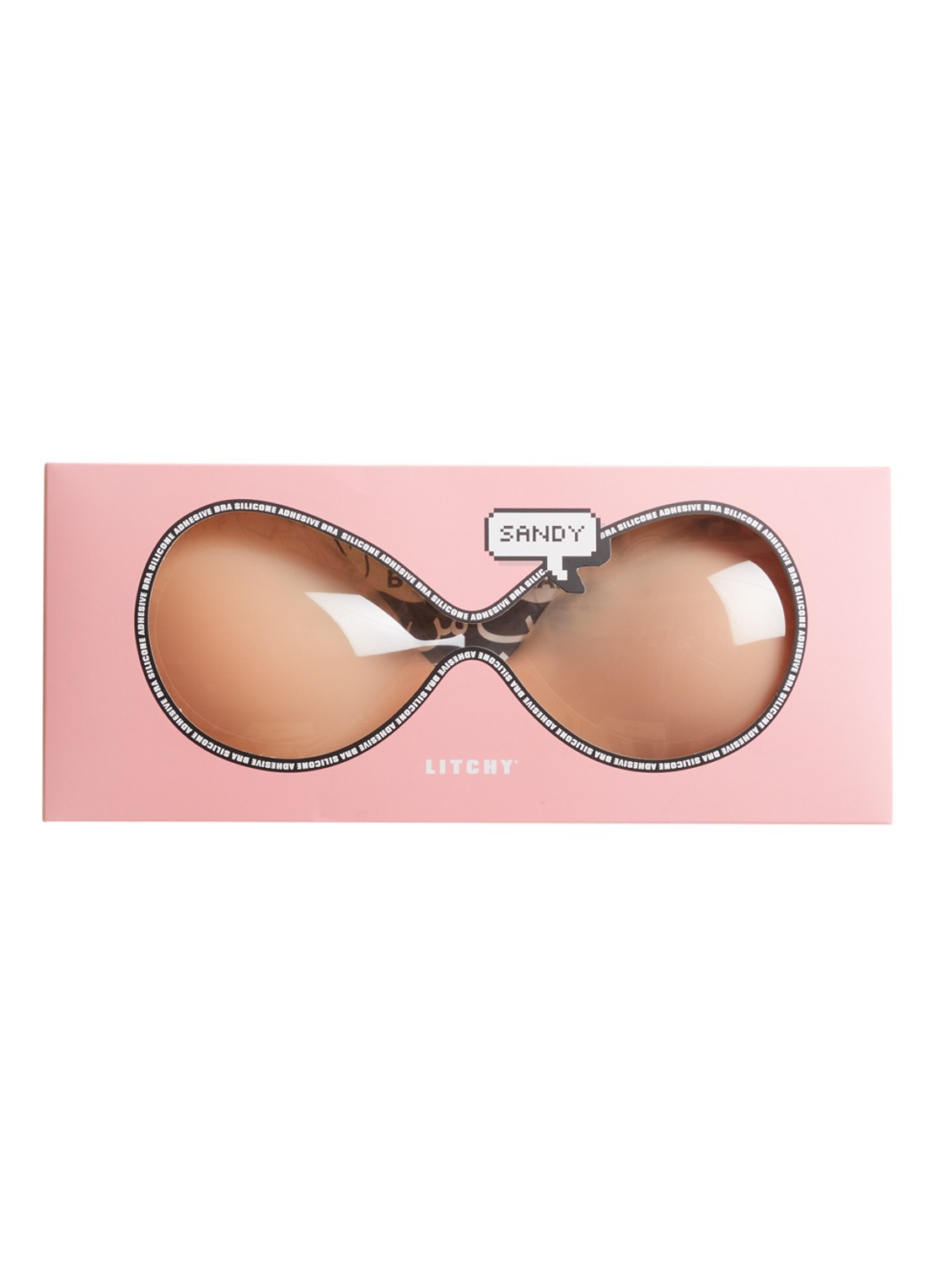 Litchy Siliconen bh  - voorkant beige