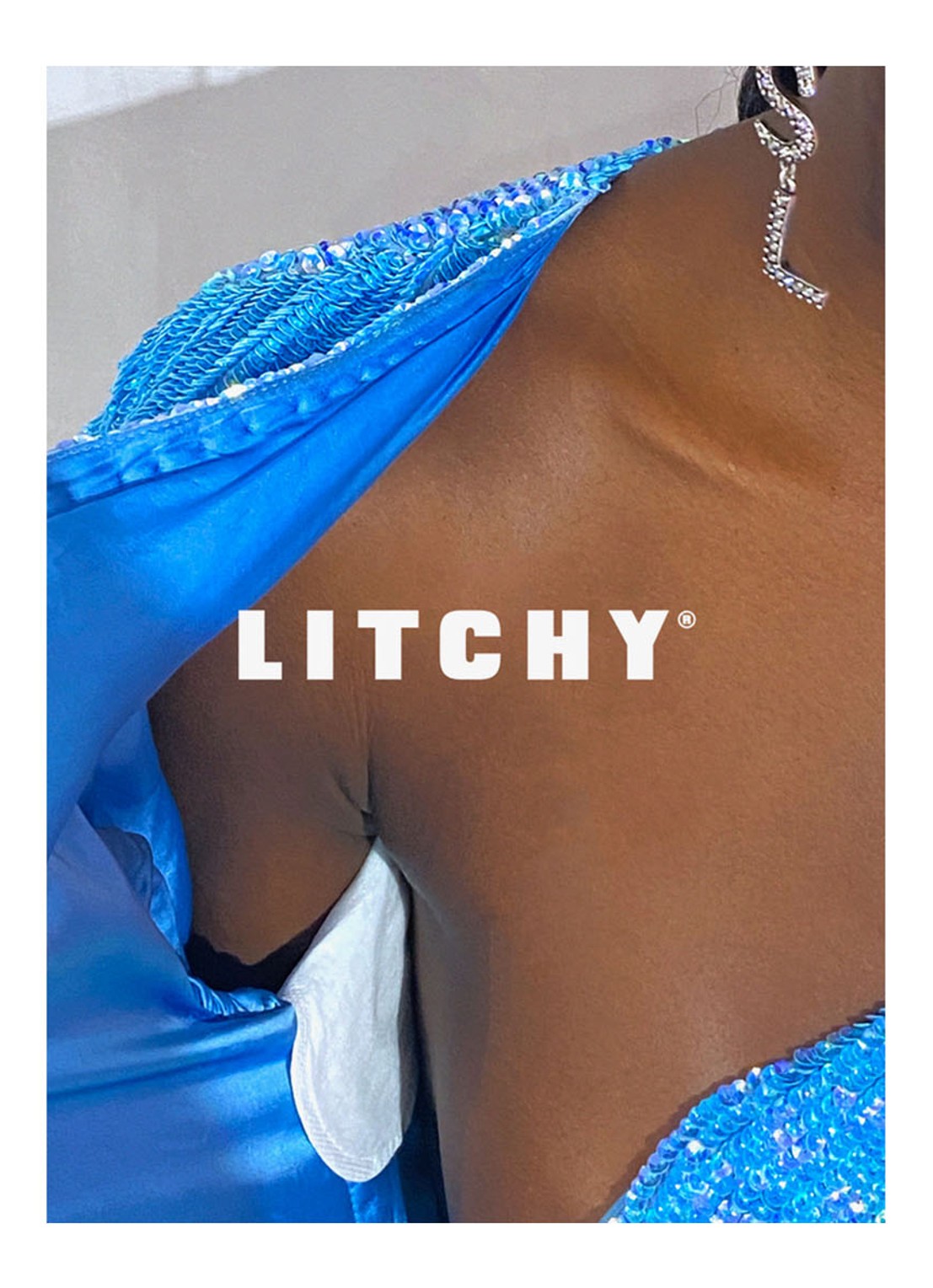 Litchy Sweat Pads in 5-pack - detail 2 wit