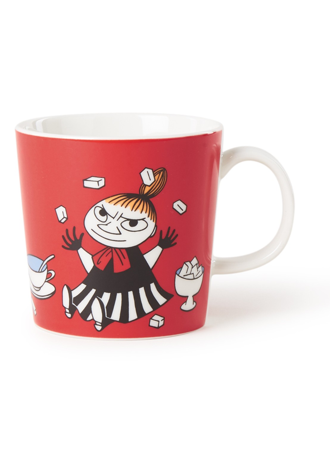 Little My Moomin kopje 30 cl - voorkant 2 steenrood