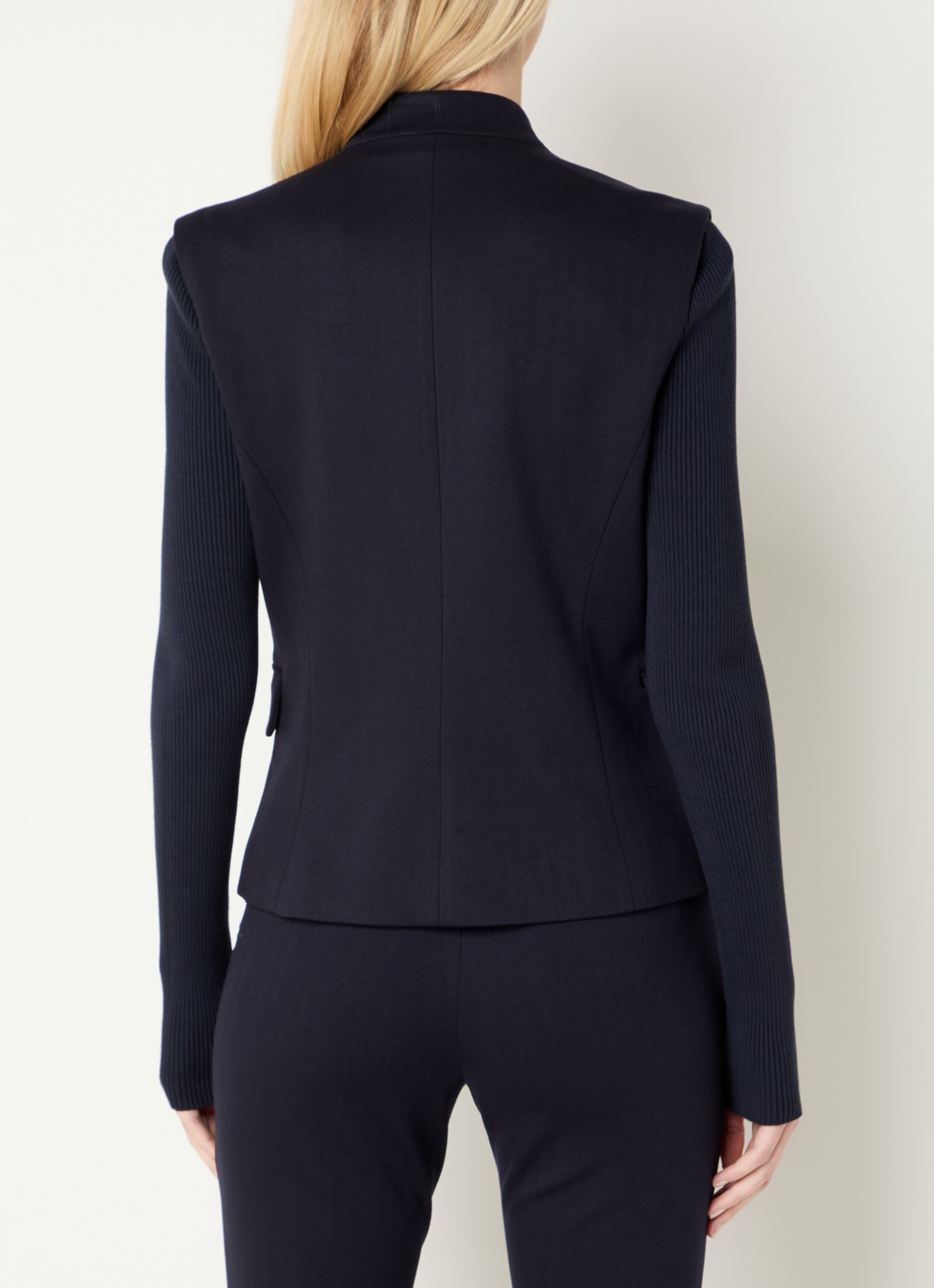 Liu Jo Blazer met opgestikte zakken - achterkant 3 donkerblauw
