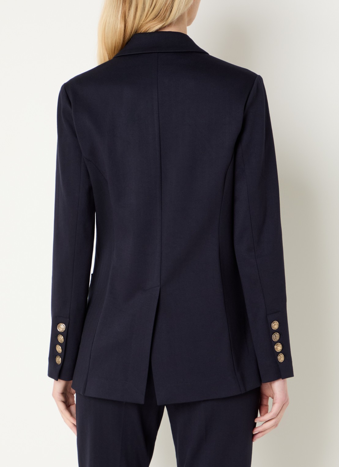 Liu Jo Blazer met opgestikte zakken - achterkant 4 donkerblauw