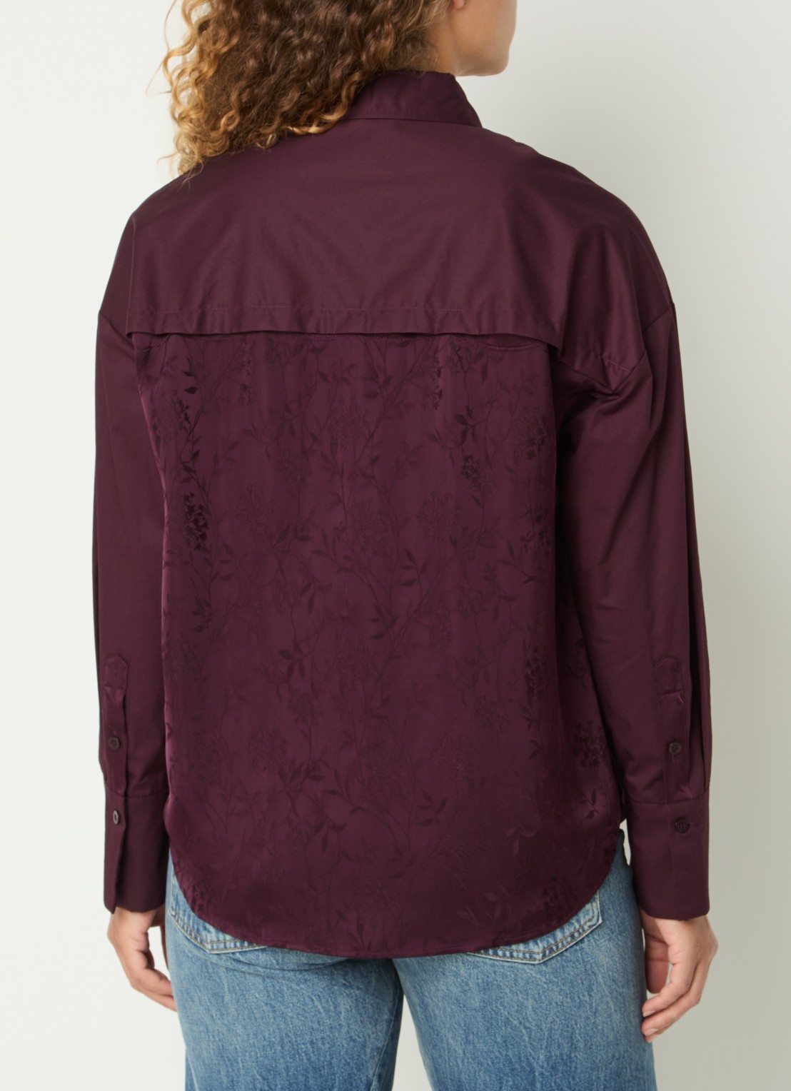 Liu Jo Blouse met cut out detail - detail 4 aubergine