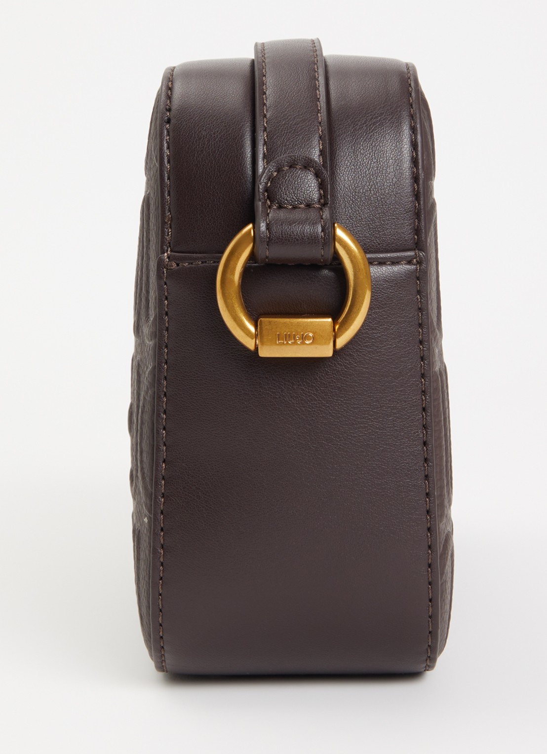 Liu Jo Crossbody tas met logoprint  - detail 3 donkerbruin