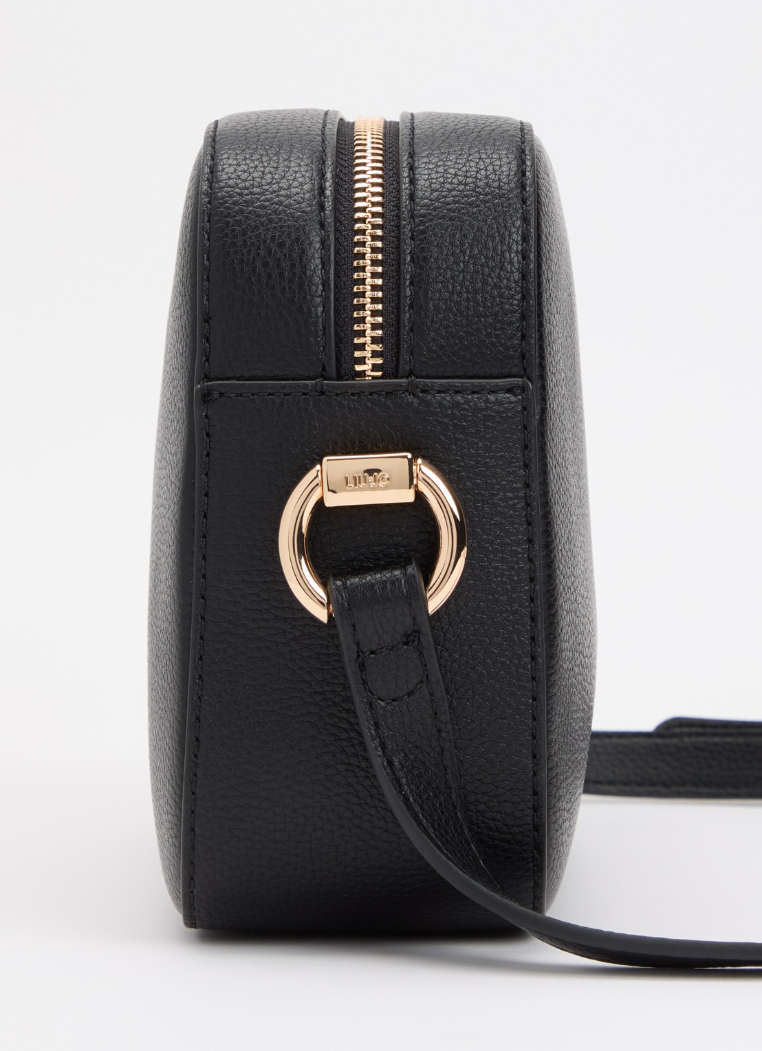 Liu Jo Crossbodytas met logo en verstelbare schouderriem  - detail 3 zwart