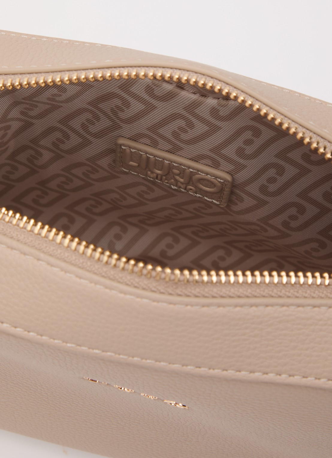 Liu Jo Crossbodytas met logo en verstelbare schouderriem  - detail 3 creme