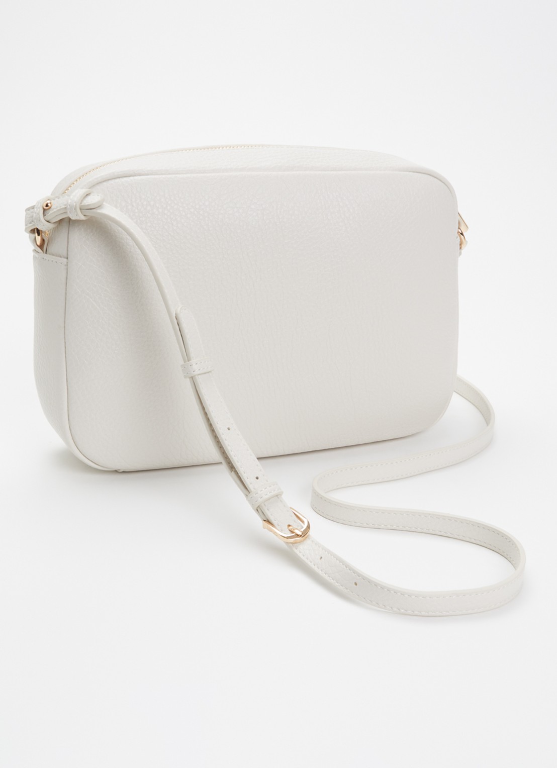 Liu Jo Crossbodytas met logo - achterkant creme