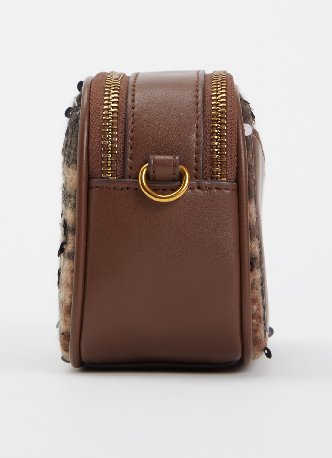 Liu Jo Crossbodytas met pailletten en afneembare schouderriem  - detail 3 bruin