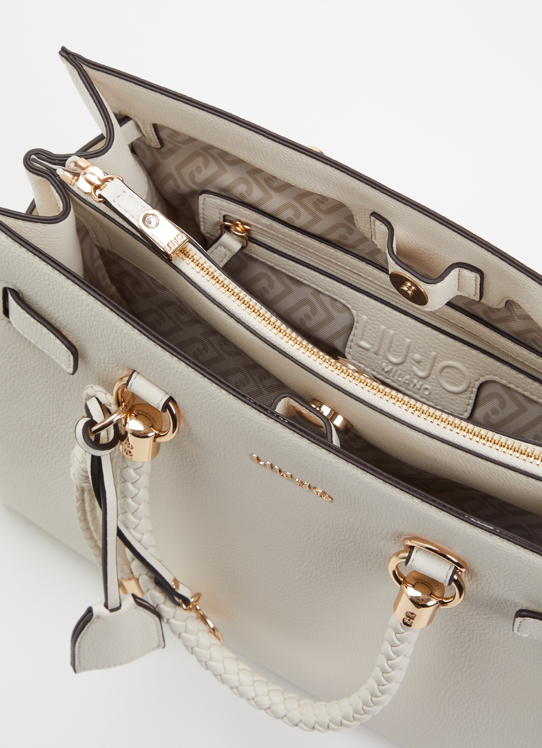 Liu Jo Handtas met afneembare schouderriem - detail 3 creme