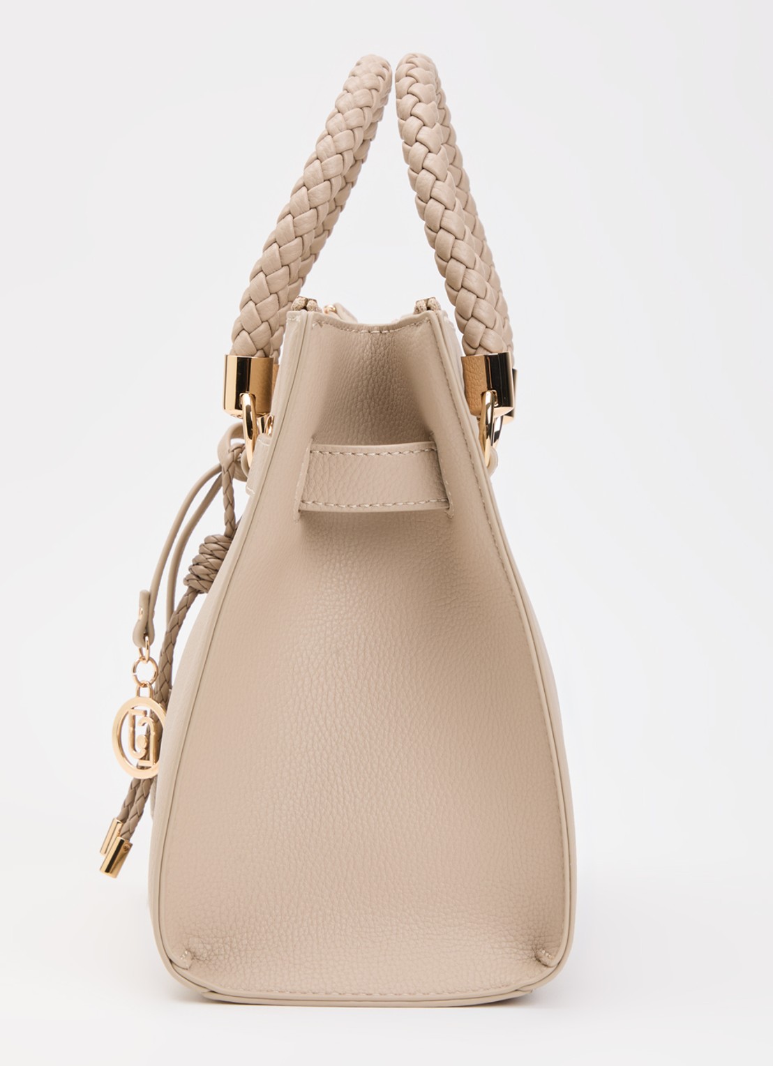 Liu Jo Handtas met gevlochten detail en afneembare schouderriem - detail 2 beige