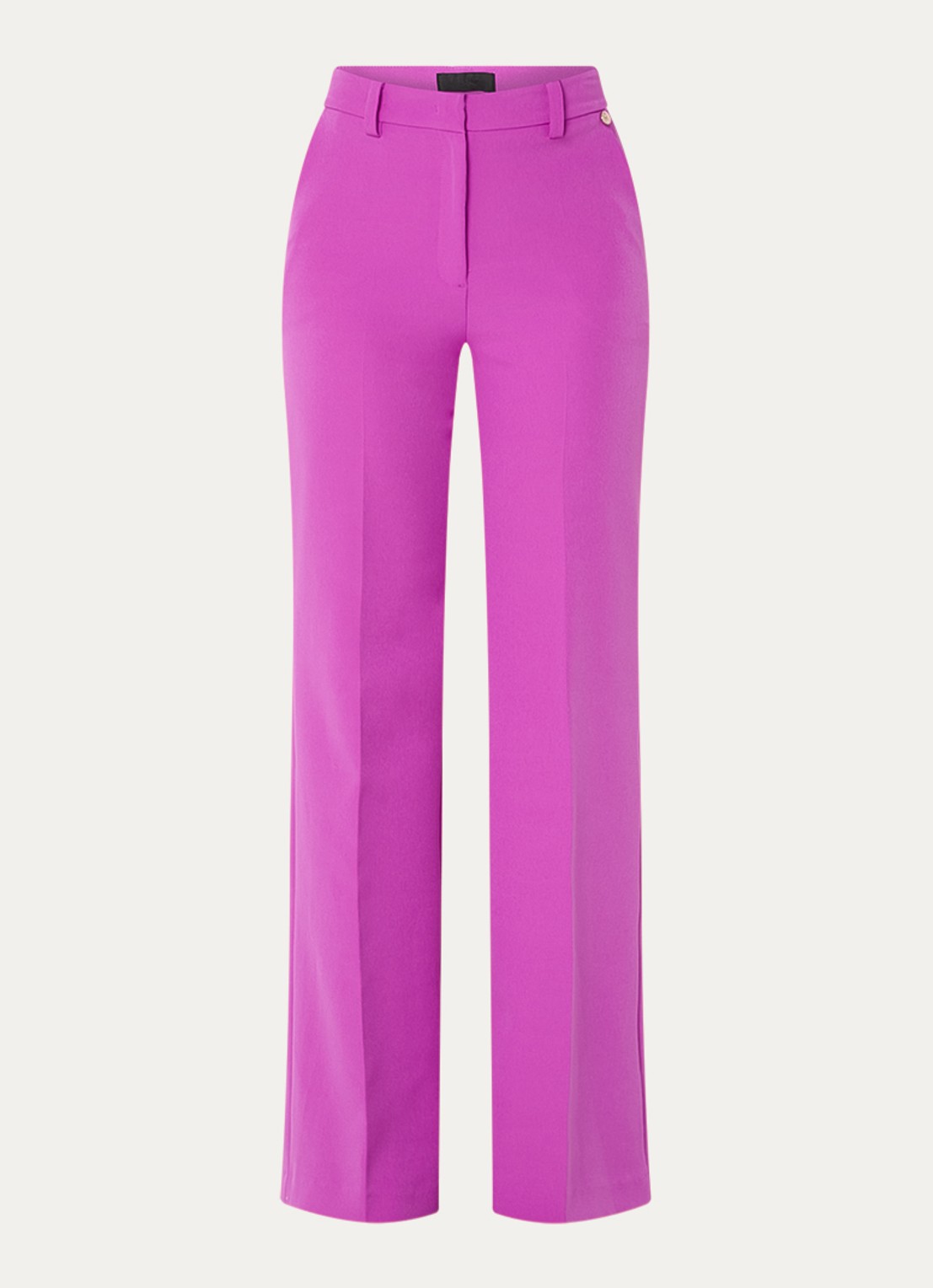 Liu Jo High waist straight fit pantalon met steekzakken - voorkant 3 violet