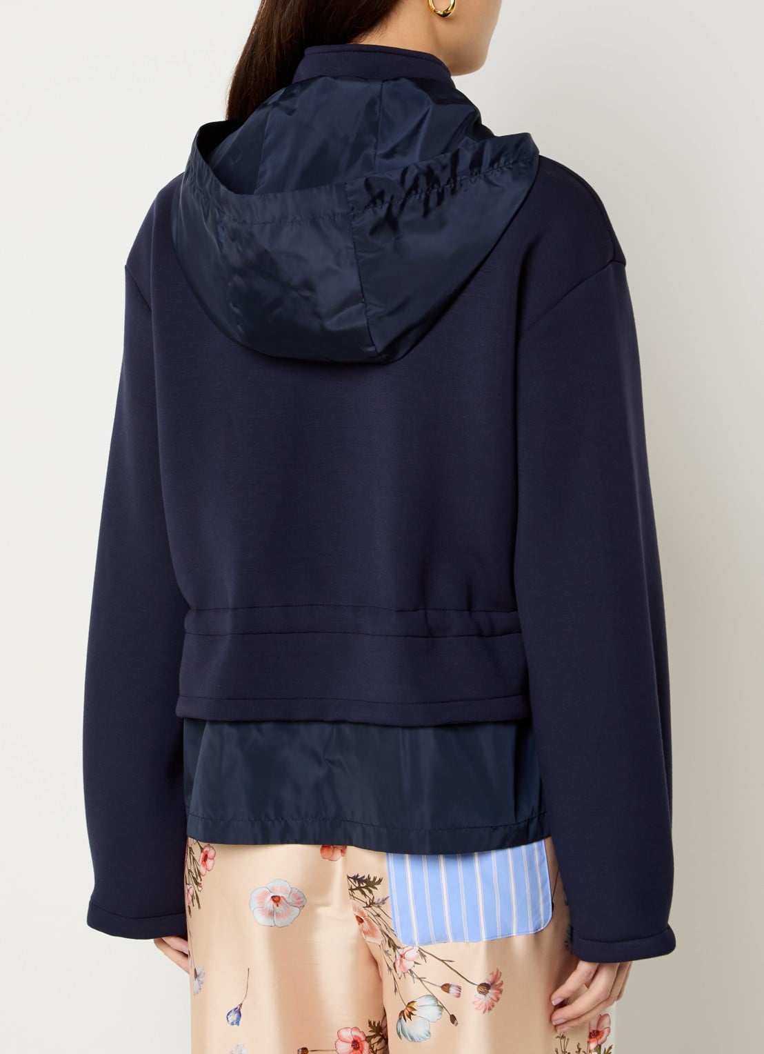 Liu Jo Jack met capuchon en klepzakken - achterkant 4 donkerblauw