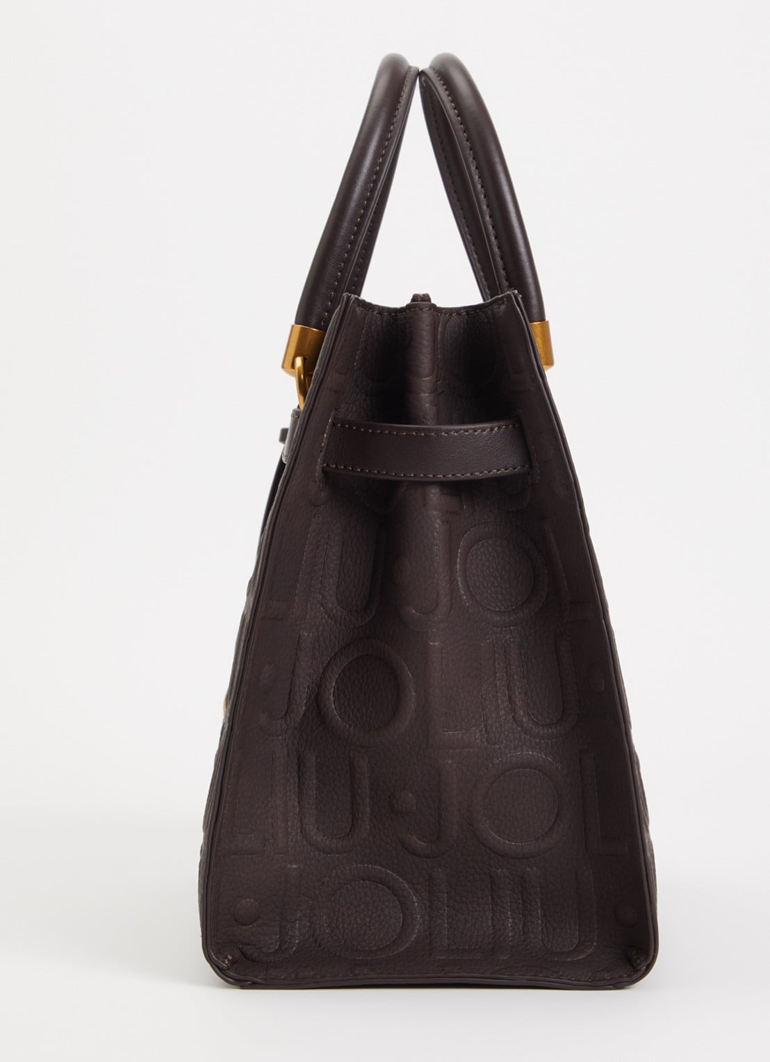 Liu Jo Manhattan crossbodytas met logoprint en tasbedel  - detail 2 donkerbruin