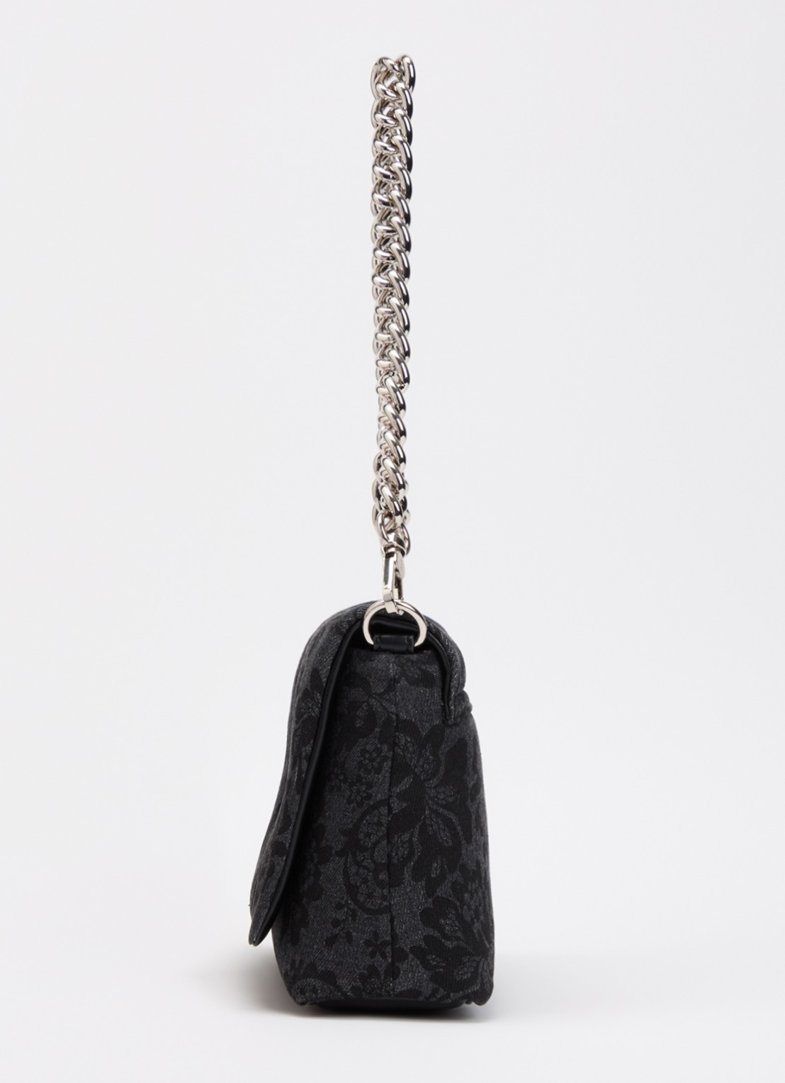 Liu Jo Medium LaPuffy crossbodytas met bloemenprint en afneembare schouderriem - detail 3 zwart
