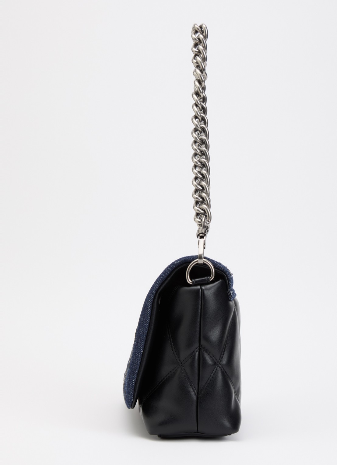 Liu Jo Medium LaPuffy crossbodytas met quilt patroon en afneembare schouderriem - detail 2 donkerblauw