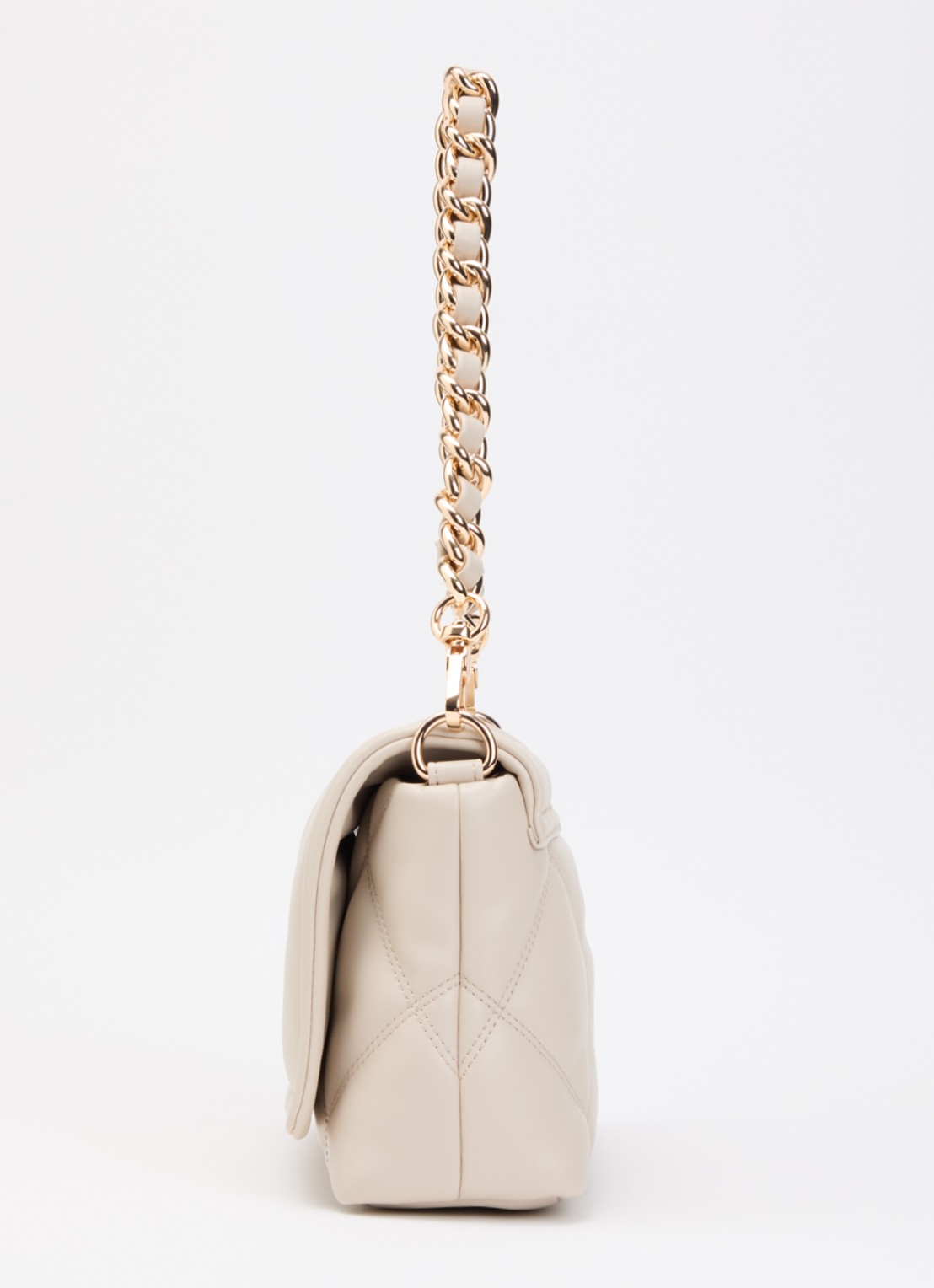 Liu Jo Medium LaPuffy schoudertas met quilt patroon en afneembare schouderriem - detail 3 creme
