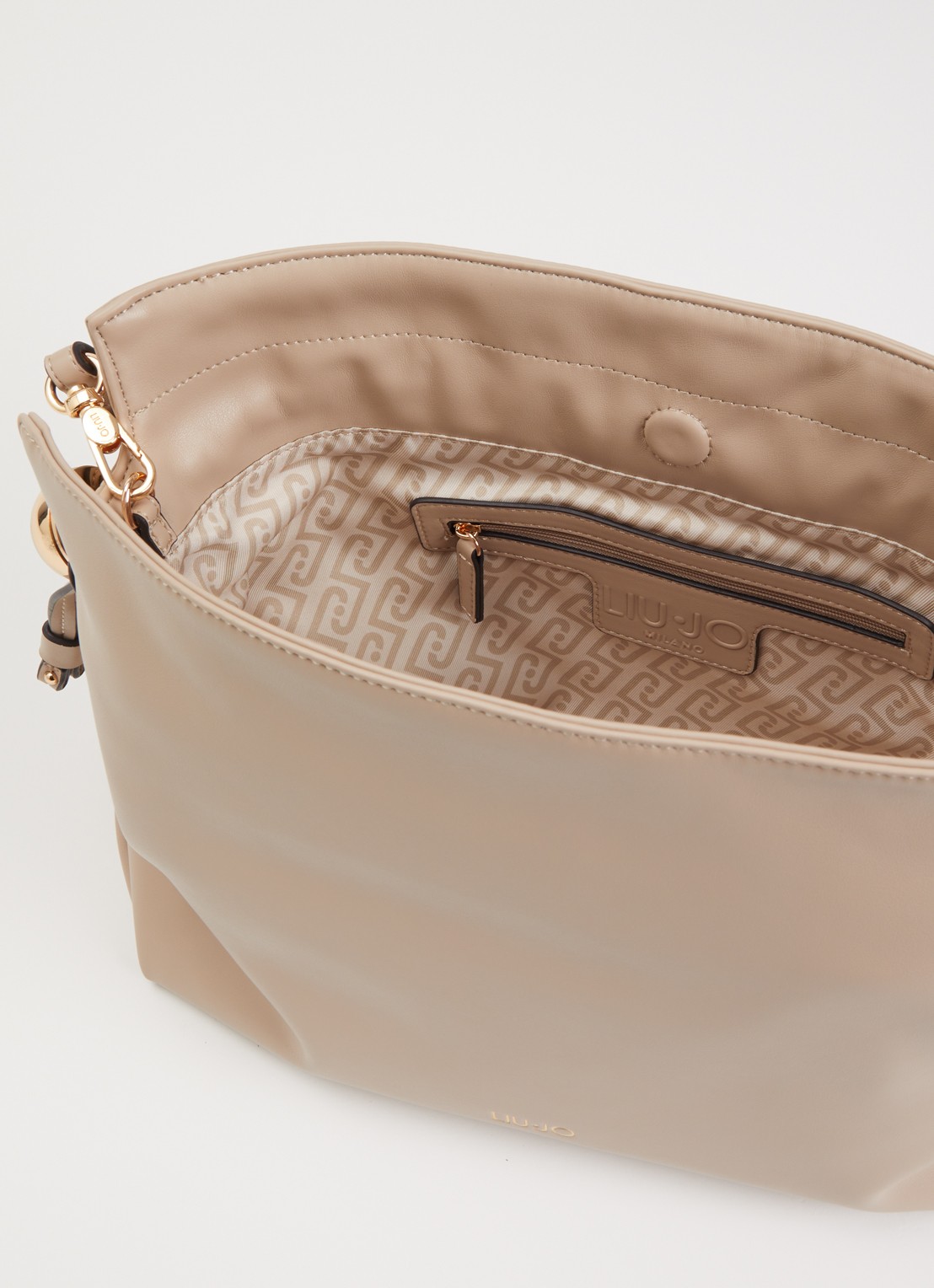 Liu Jo Medium Riccy schoudertas met afneembare schouderriem  - detail 3 beige