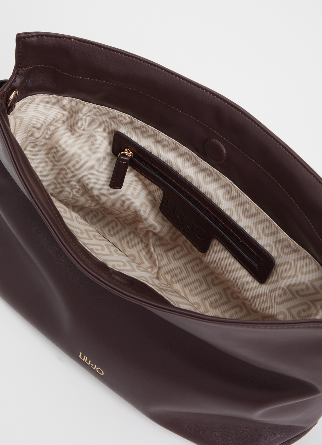 Liu Jo Medium Riccy schoudertas met afneembare schouderriem  - detail 2 aubergine