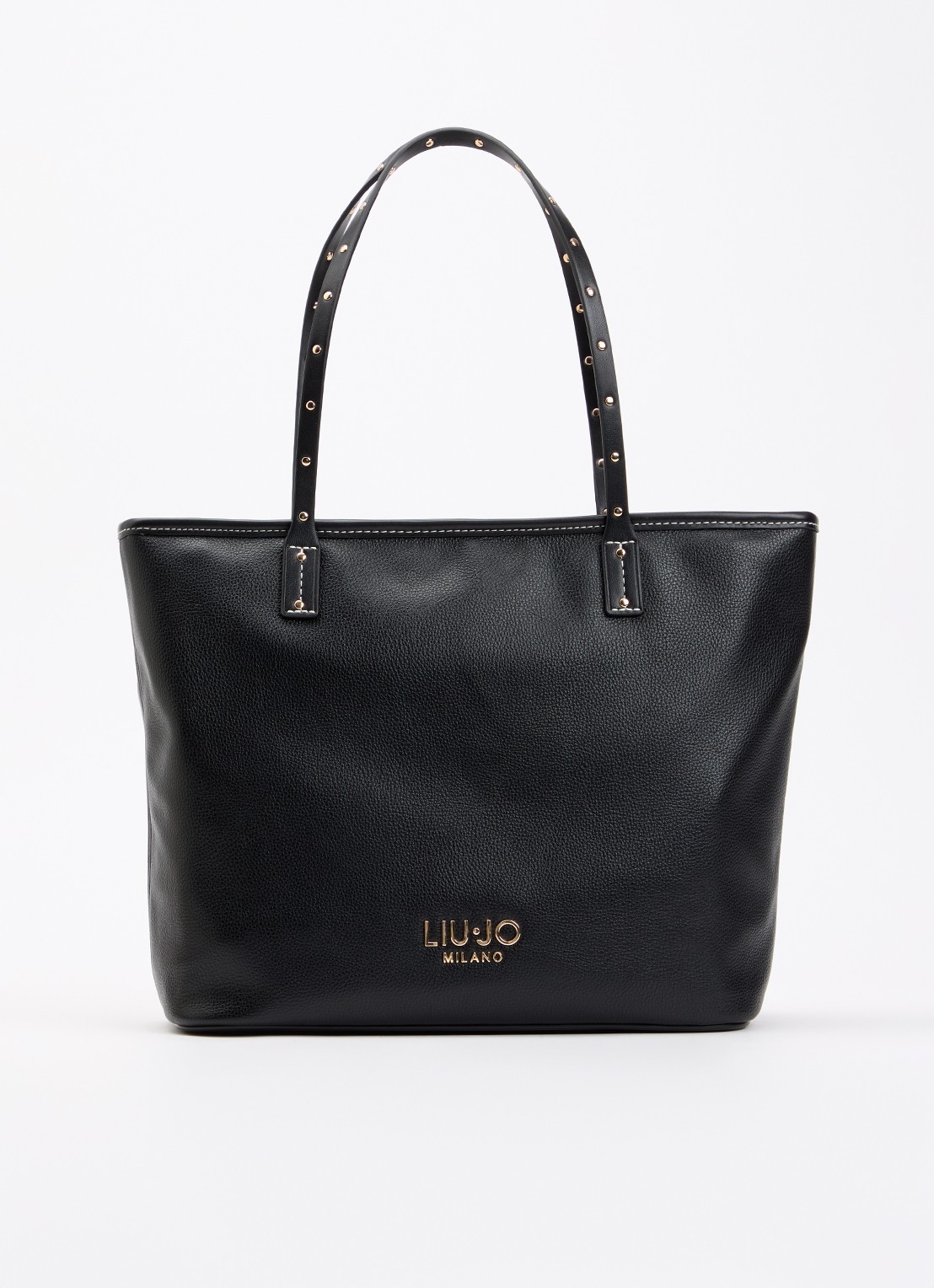 Liu Jo Medium shopper met logo - voorkant zwart