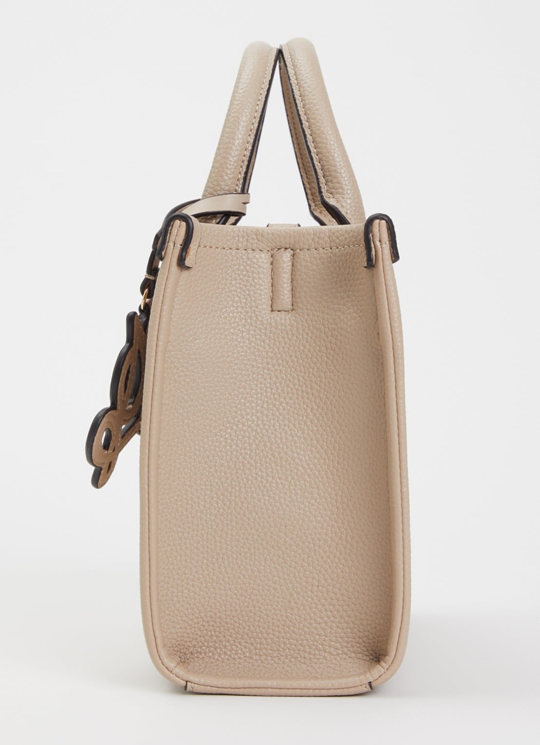 Liu Jo Ridhi handtas met tasbedel en logo - detail 3 donkerbeige