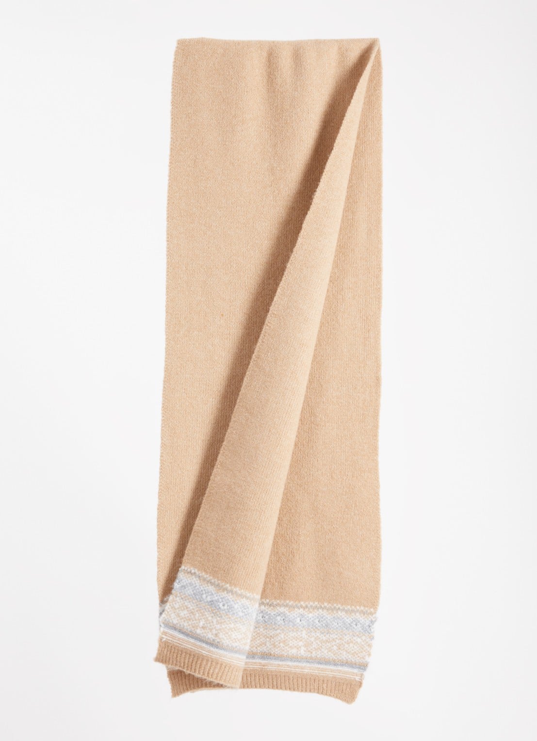 Liu Jo Sjaal met strass 180 x 35 cm  - detail camel