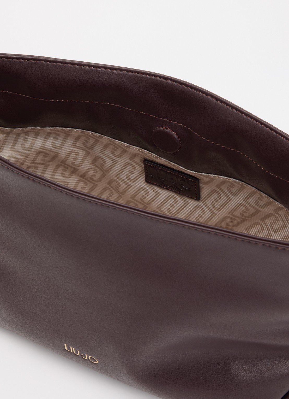 Liu Jo Small Riccy schoudertas met afneembare schouderriem  - detail aubergine