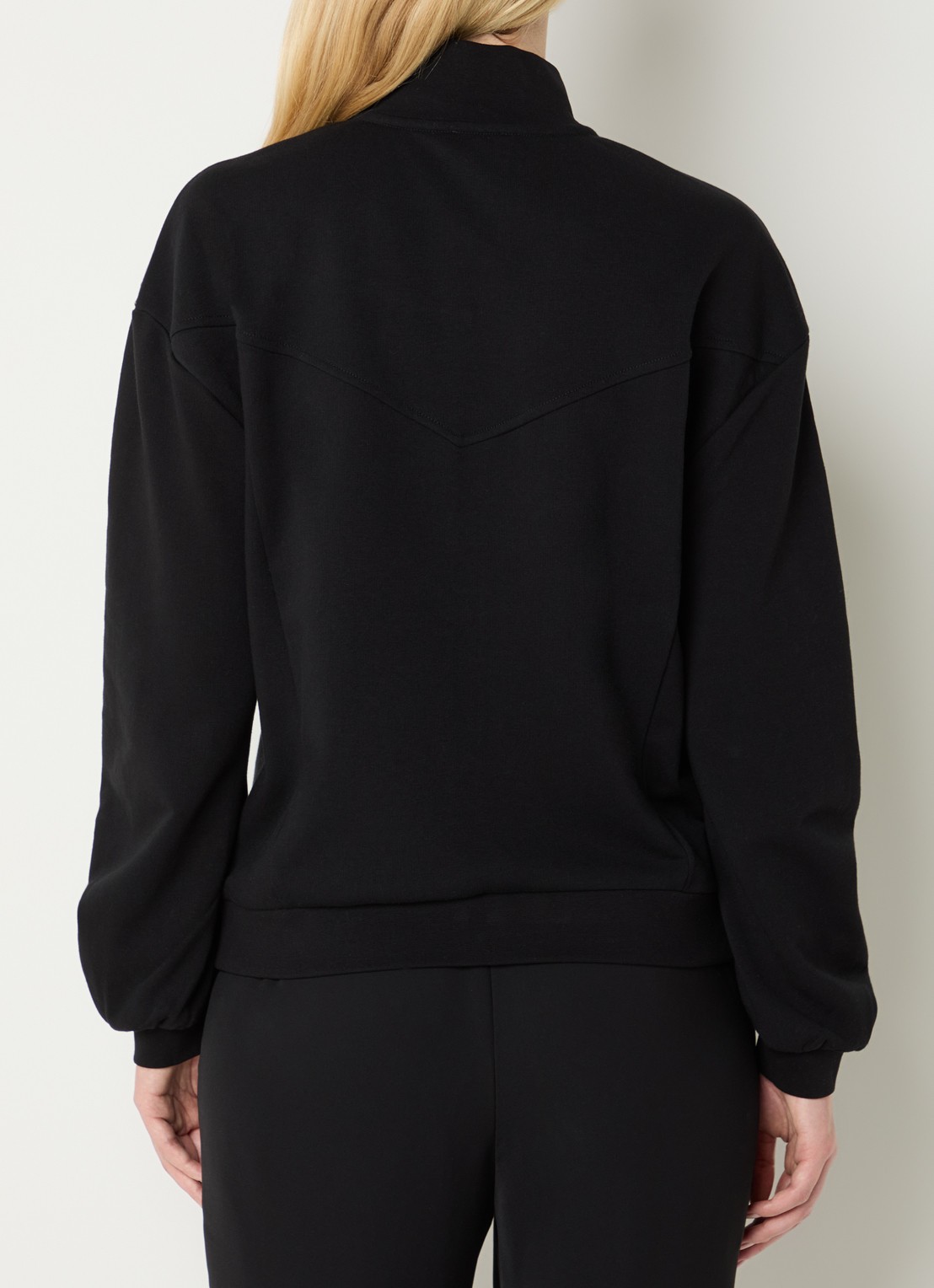 Liu Jo Sweatvest met strass en steekzakken - achterkant 4 zwart