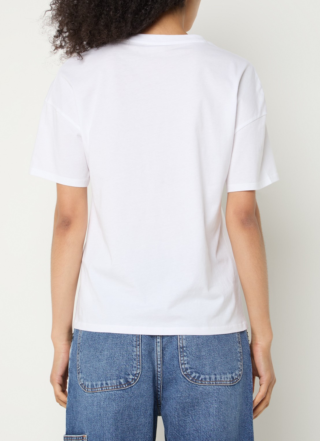 Liu Jo T-shirt met strass - achterkant 4 wit
