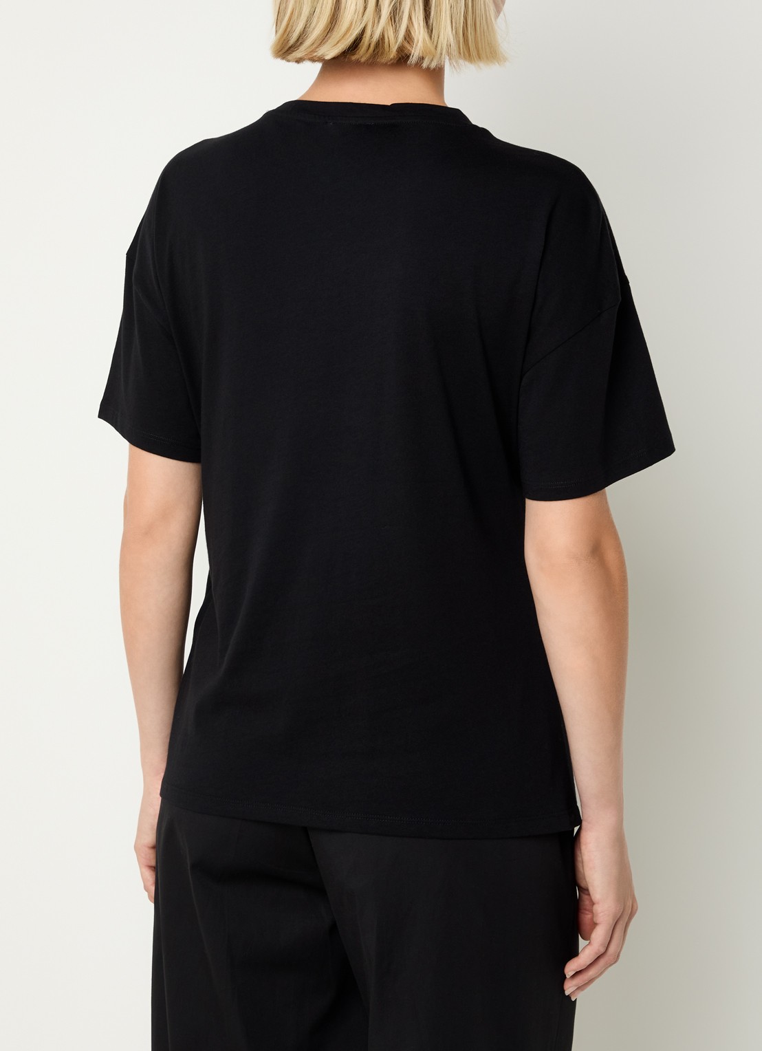 Liu Jo T-shirt met strass - achterkant 4 zwart