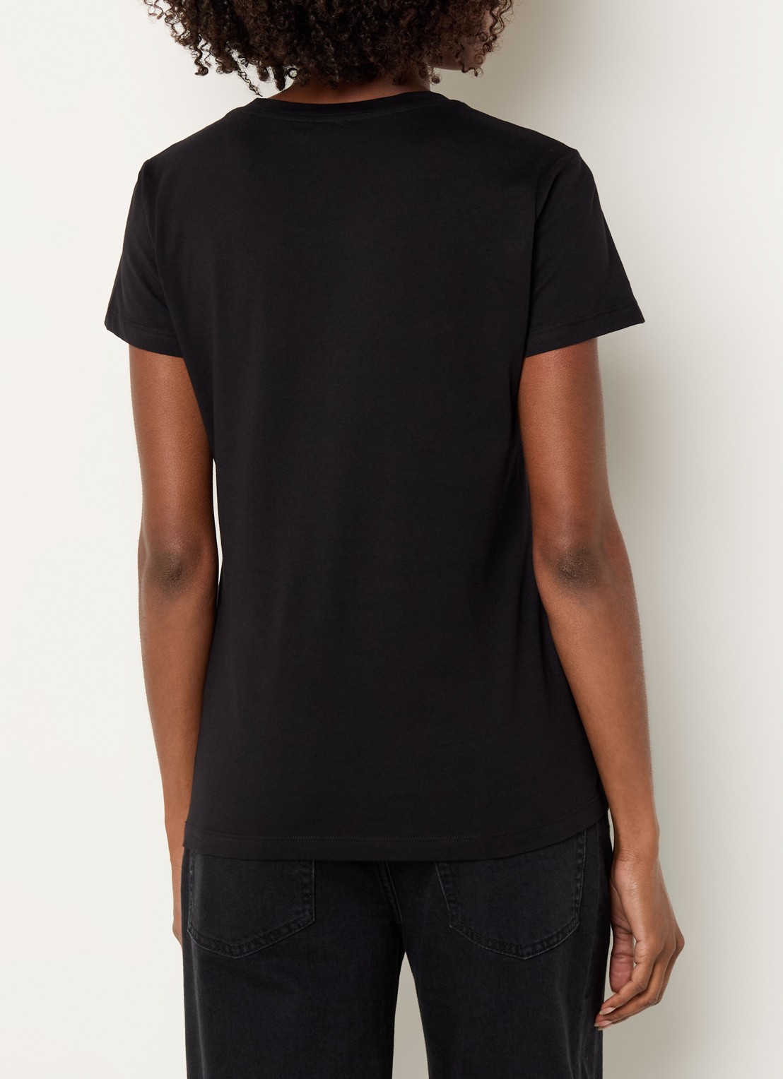 Liu Jo T-shirt met strass - achterkant 2 zwart