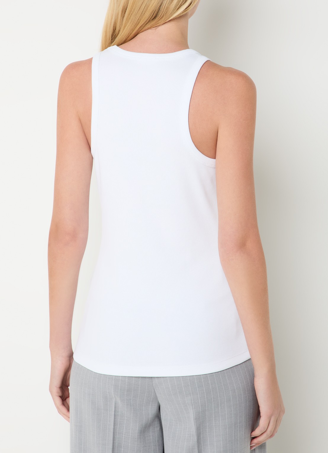 Liu Jo Tanktop met logo - achterkant 3 wit